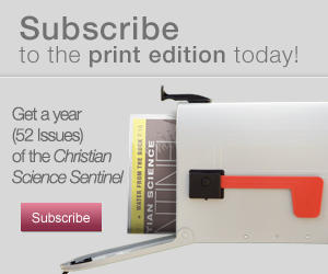 Get a year (12 issues) of the Christian Science Journal