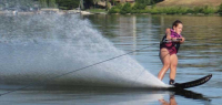 Brittany wakeboarding