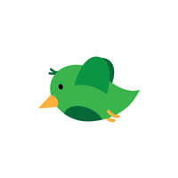 Green bird