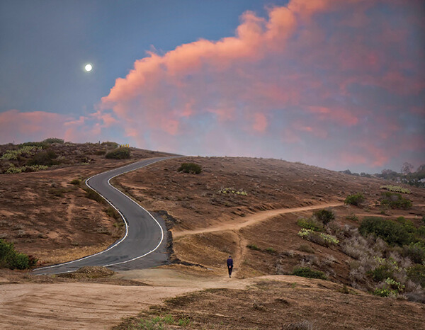 Orange County bike and hiking trails, California, US