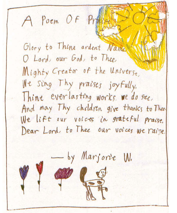 marjorie's poem