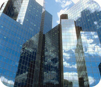 glass building